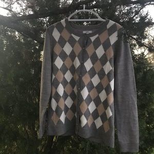 Argyle Cardigan